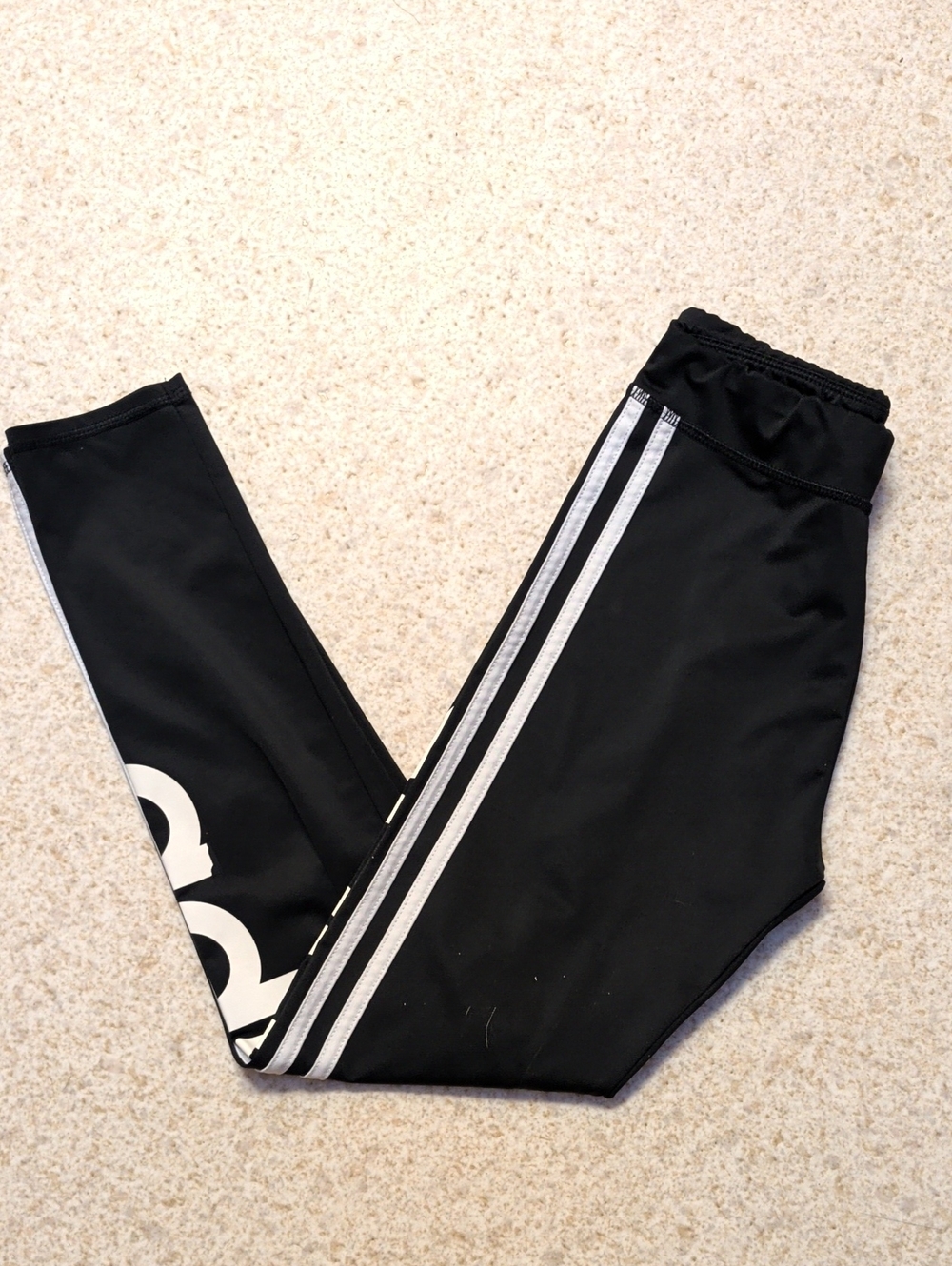 Kids Black Adidas Leggings